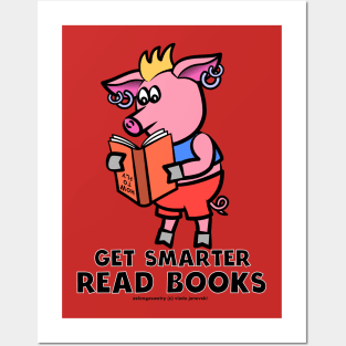 Get Smarter Read Books Posters and Art